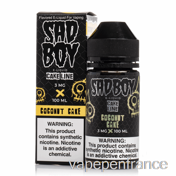 Gâteau à La Noix De Coco - Sadboy - Stylo Vape 100 Ml 6 Mg